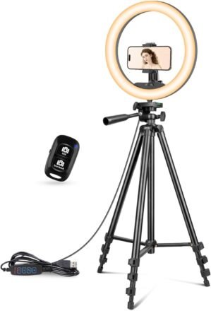 UBeesize 12 inch Ring Light with St...