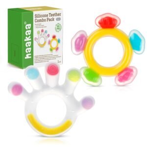 Haakaa Silicone Teether Combo, Baby...