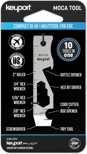 Keyport MOCA 10-in-1 Keychain Multi...