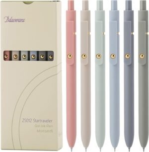 Ddaowanx Gel Pens, 6 Pcs 0.5mm Quic...