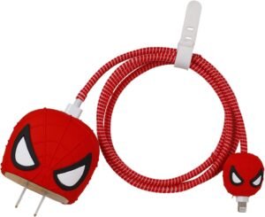 3D Cute Cartoon Charger Protector C...
