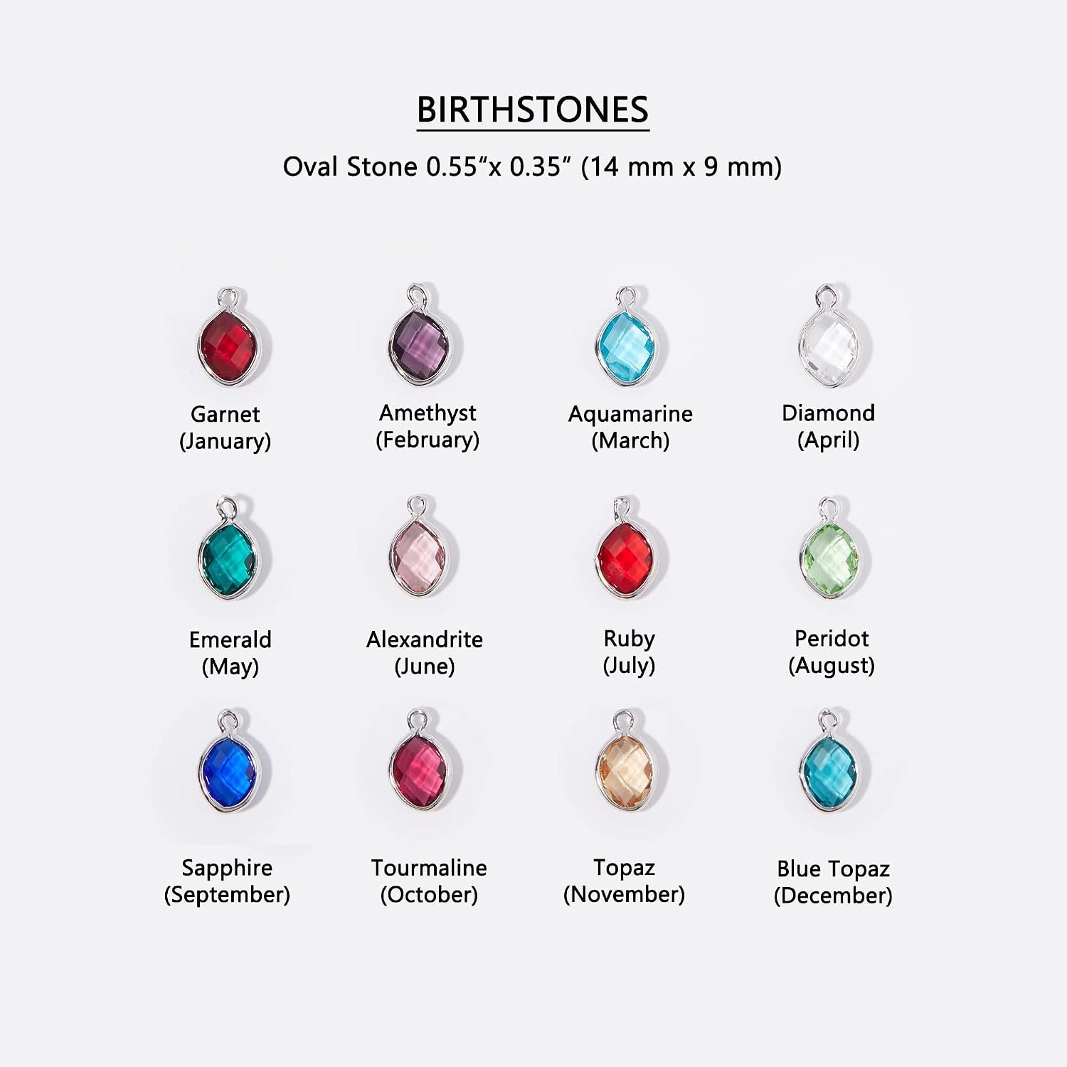 MignonandMignon Birthstone Necklace for Mom Grandma | Personalized Family Initial Necklace for Women | Grandkids Birthstone Jewelry Mothers Day Gift for Her - Image 8