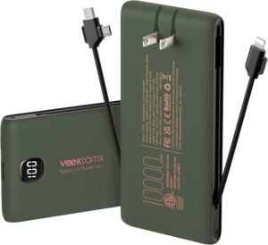 Portable Charger Power Bank Built i...