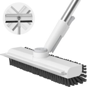 Floor Scrub Brush with Long Handle,...
