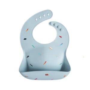 mushie Silicone Baby Bib | Adjustab...
