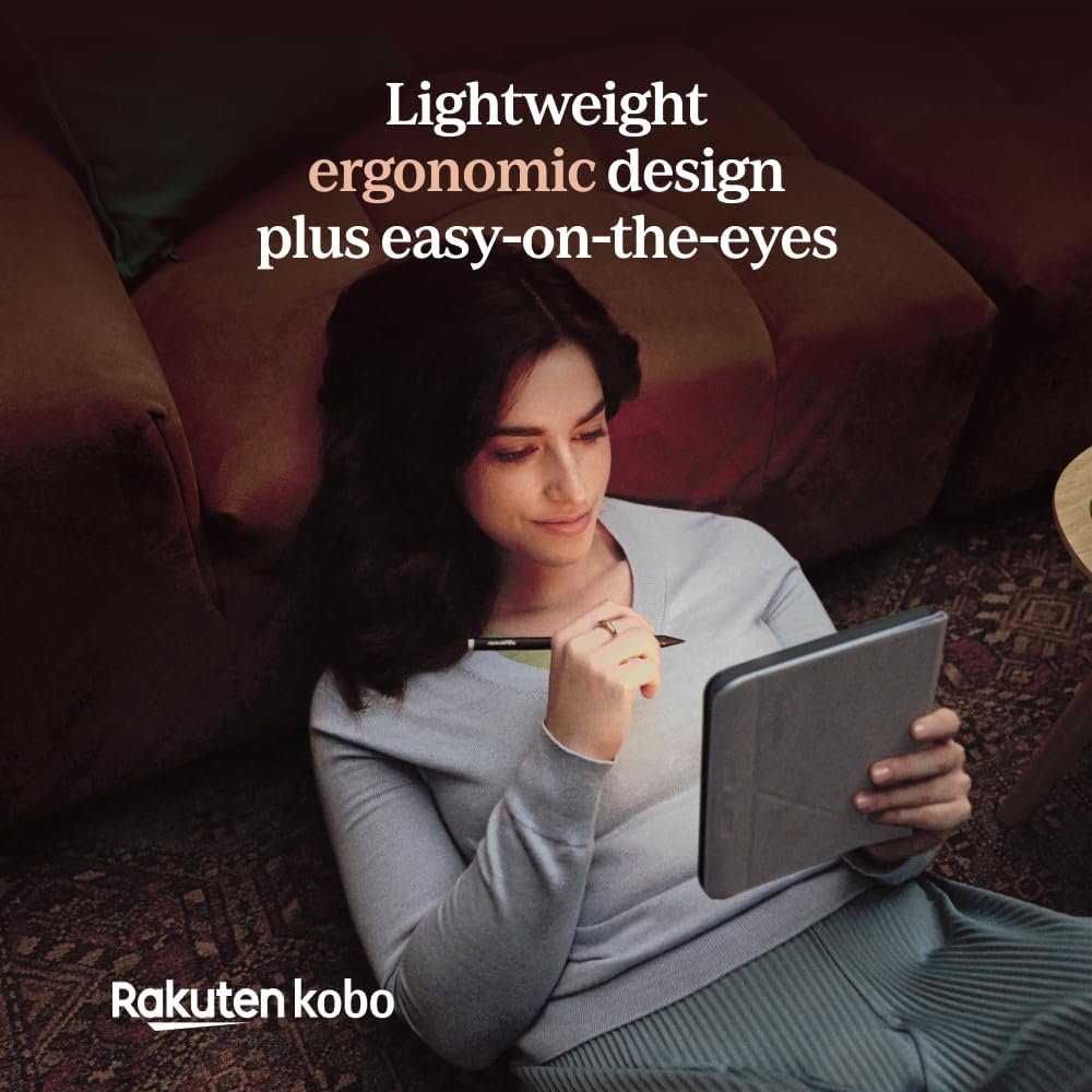 Kobo Libra Colour | eReader | 7" Glare-Free Colour E Ink Kaleido 3 Display | Dark Mode Option | Audiobooks | Waterproof - Image 6