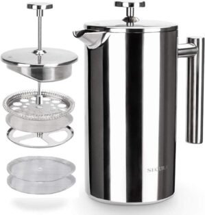 Secura French Press Coffee Maker, 3...