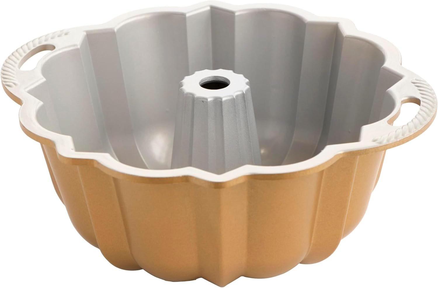 Nordic Ware Anniversary Bundt, 15 Cups, Gold - Image 2