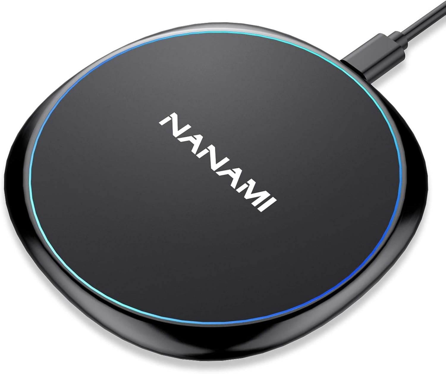 Fast Wireless Charger, NANAMI 15W Max Charging Pad for iPhone 17/16/15 Pro Max/14/13/12 Mini/11/XR/XS/X/8, Fast Charge for Samsung Galaxy S26/S25/S24/S23/S22 Ultra/S21/S20,Pixel 9 8 7 6,AirPods Pro/3