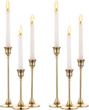 2 Sets(6 Pcs) Brass Gold Metal Tape...