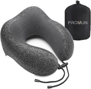 Travel Pillow 100% Pure Memory Foam...