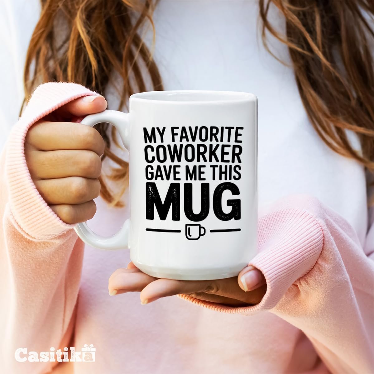Casitika Funny Coworker Gifts. 15 Oz. My Favorite Coworker Gave Me This Mug. Office Humor Cup For Birthdays, Farewell Moments, Employee Appreciation, And Daily Work Coffee. - Image 2