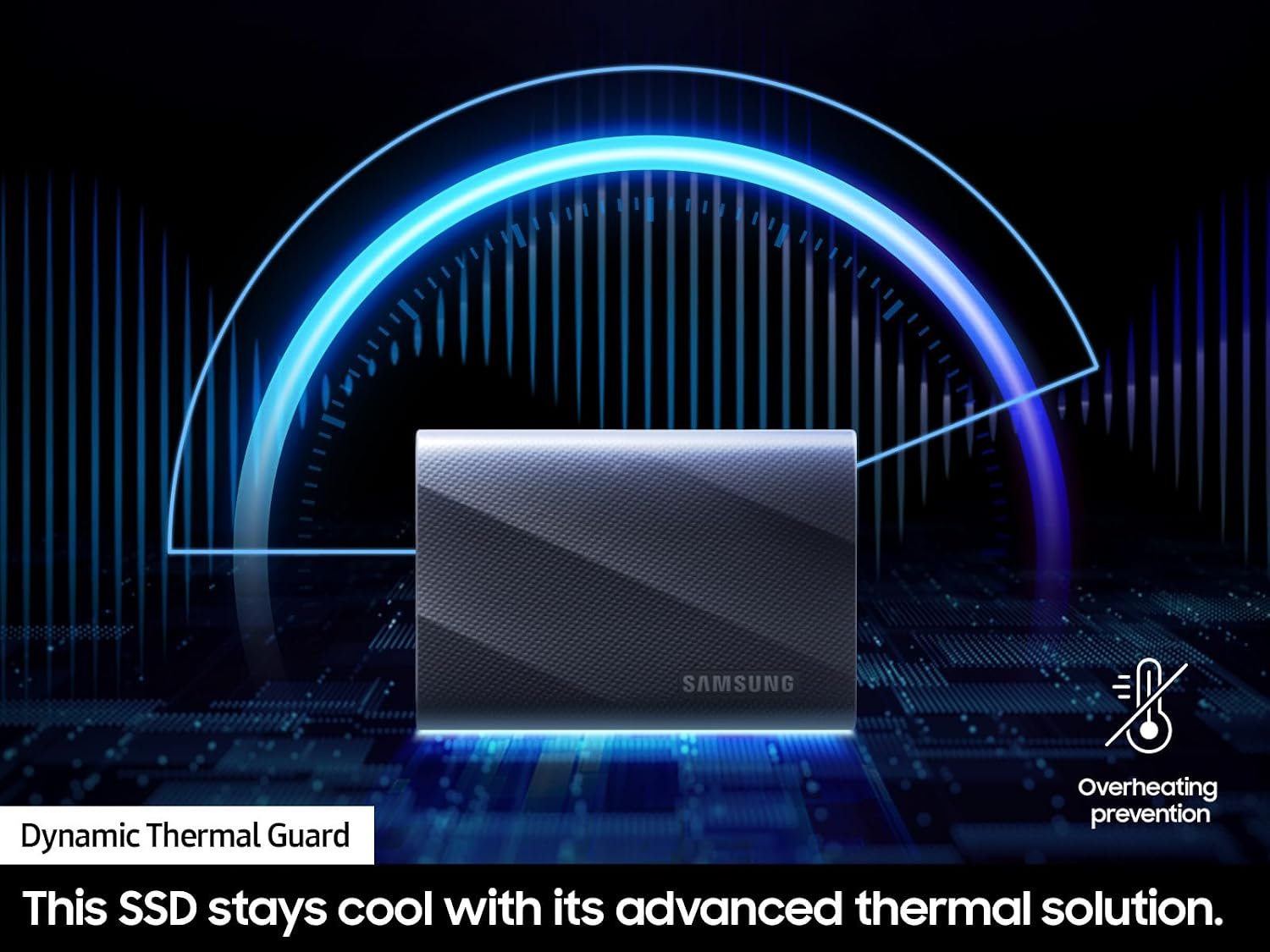 Samsung T9 Portable SSD 1TB, USB 3.2 Gen 2x2 External Solid State Drive, Seq. Read Speeds Up to 2,000MB/s for Gaming, Students and Professionals, MU-PG1T0B/AM, Black - Image 4