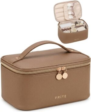 Prite Makeup Bag, Large Capacity Po...