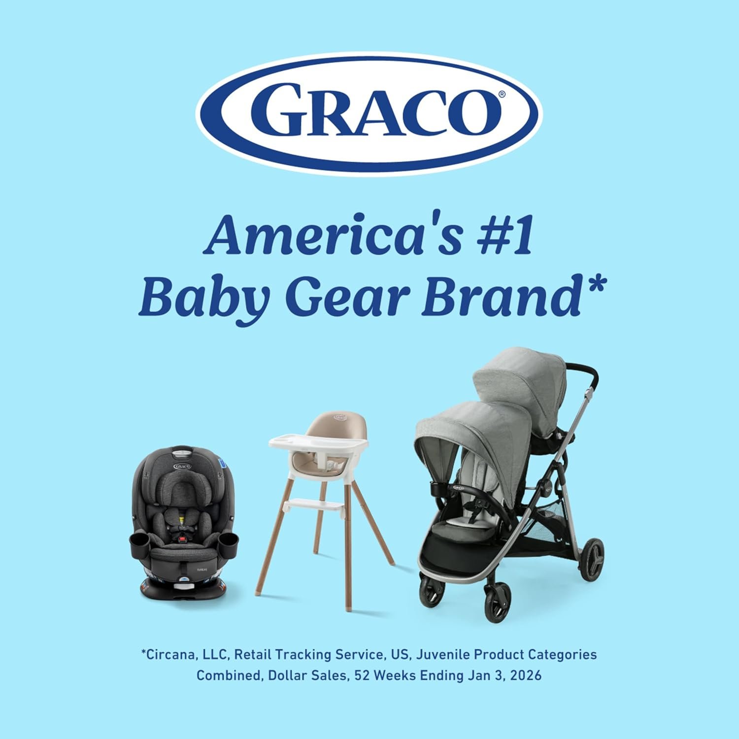 Graco Simple Sway Baby Swing, Side‑to‑Side Motion, Infant Swing with 6 Speeds, Vibration, Ivy - Image 7