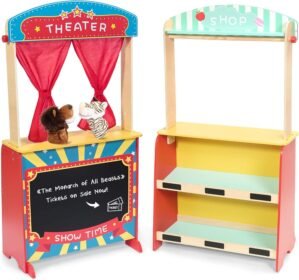 Rundad Wooden Puppet Theater Bonus ...