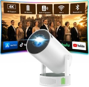 Mini Projector with WiFi and Blueto...