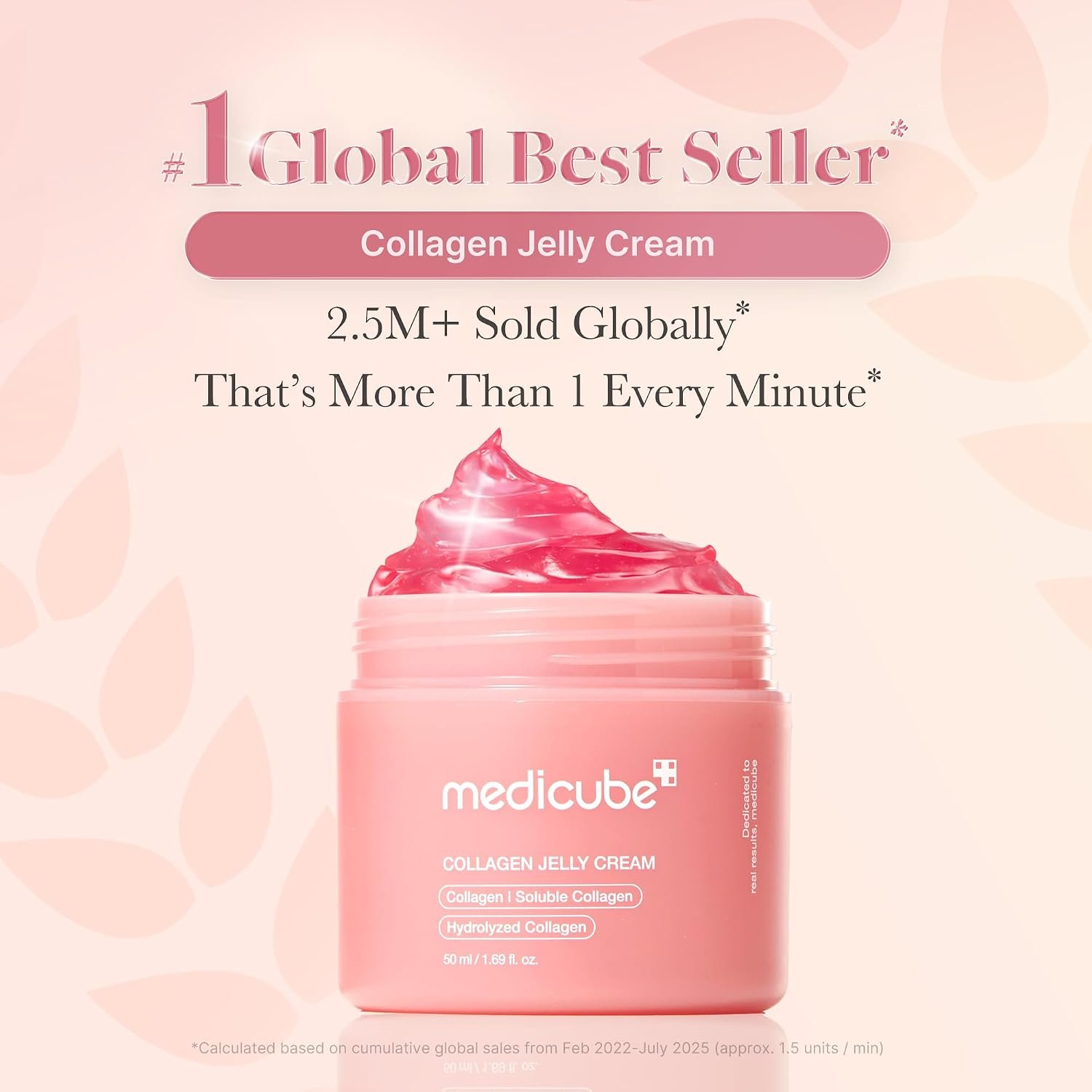 medicube Collagen Jelly Cream- Niacinamide & Freeze-Dried Hydrolyzed Collagen - Boosts skin's barrier hydration and gives 24h Glow & Lifted Look - Korean skincare (1.69 Fl Oz (Pack of 1)) - Image 2