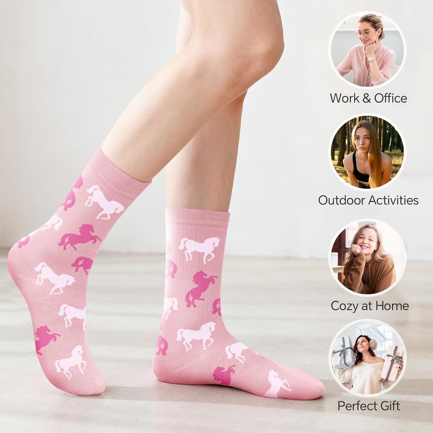 AGRIMONY Women's Cat Socks Cute Animal Socks Cat Mom Dog Mom Gifts for Women Teen Girls -Valentines Birthday Gifts for Wife - Image 7