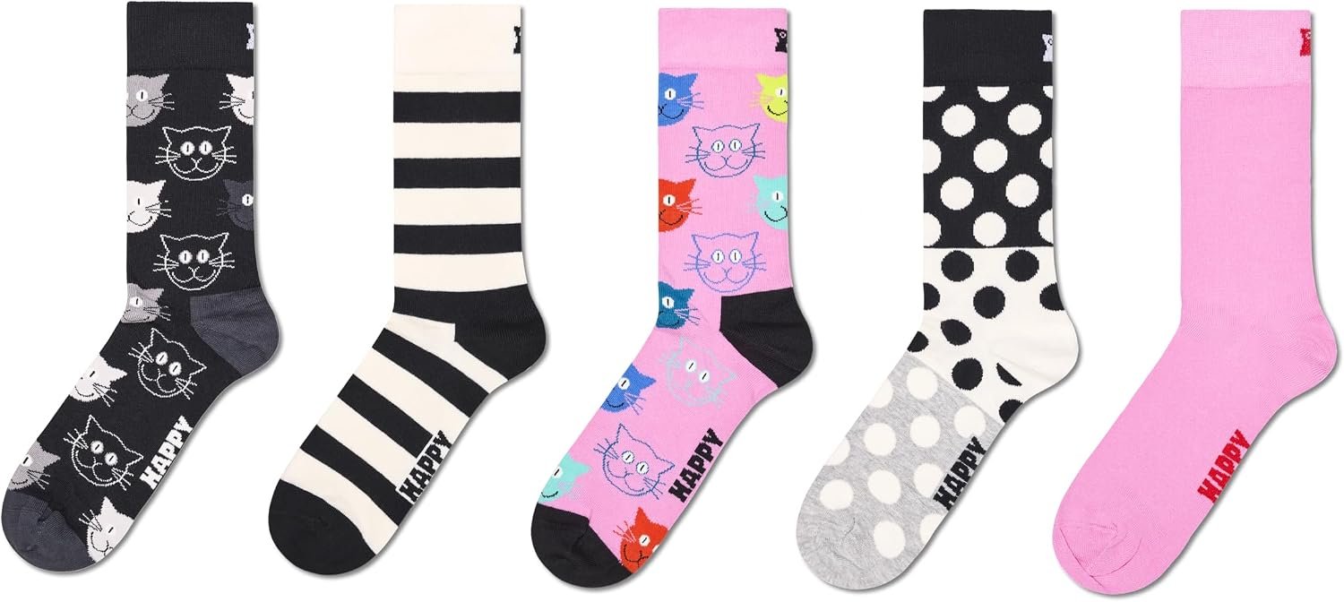 Happy Socks 5-Pack Pattern Socks