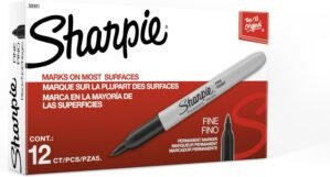 Sharpie Permanent Markers, Fine Tip...
