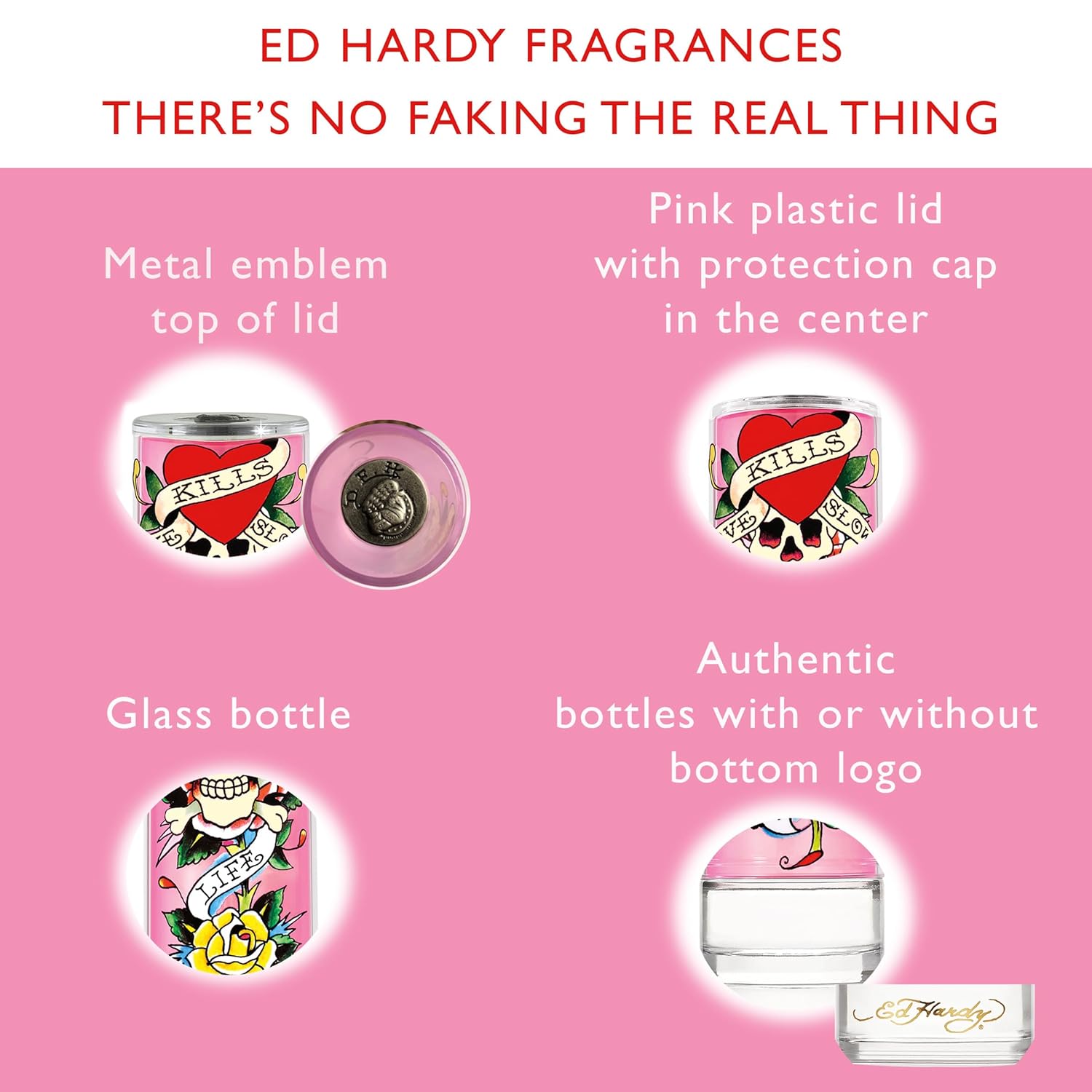 Ed Hardy Perfume for Women, Eau De Parfum Spray with Warm Amber Notes, 3.4 fl oz - Image 6