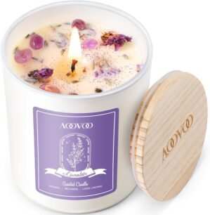 AOOVOO Lavender Scented Candles for...