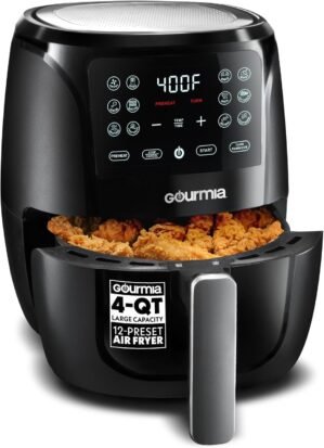 Gourmia Air Fryer – 4 Qt Capa...