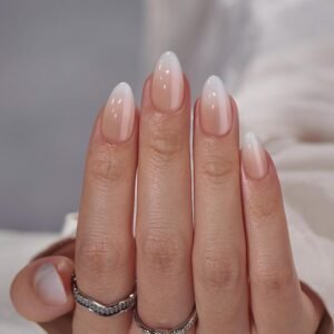 Almond Press On Nails Medium –...