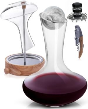 Gusto Nostro Crystal Wine Decanter ...