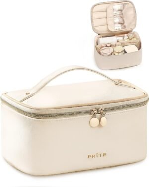 Prite Makeup Bag, Large Capacity Po...