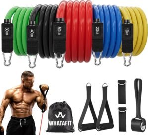 WHATAFIT Resistance Bands, Exercise...