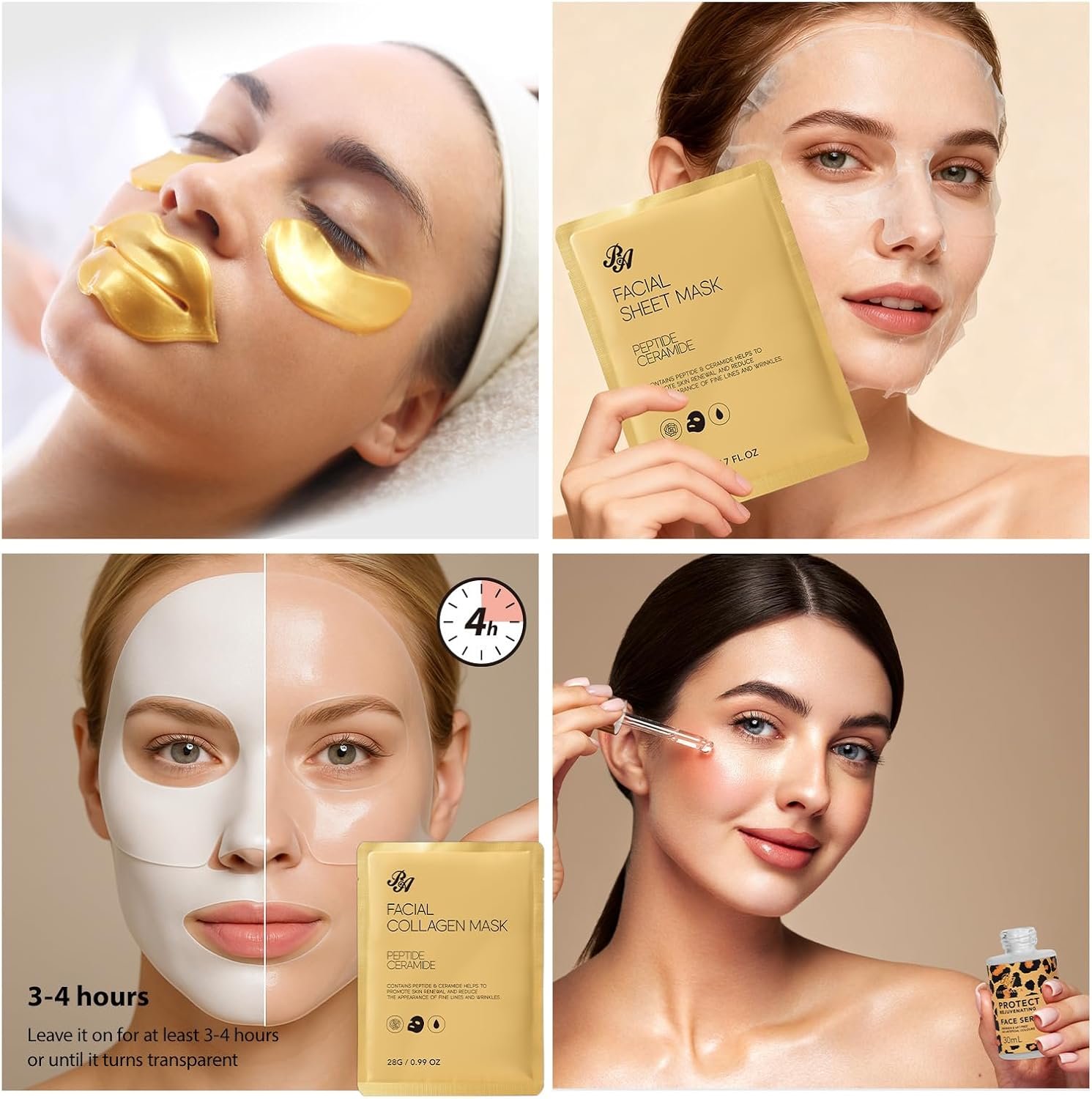 33 Pcs Mothers Day Gifts for Women, Honey & Almond Skin Care Set, Bath & Body Gift Set, Cosmetic Bag, Valentine's Day, Anniversary, Birthday, Christmas, Spa Gift for Mom, Holiday Gift for Her - Image 4