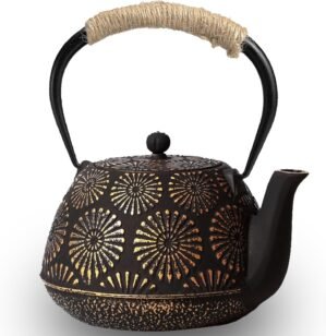 Japanese Tetsubin Cast Iron Teapot,...
