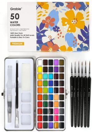 Grabie 50 Colors Watercolor Paint S...