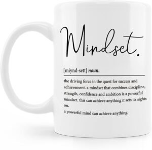 Motivational Coffee Mug, Mindset Fu...