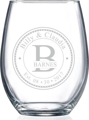 Personalized Stemless Wine Glasses ...