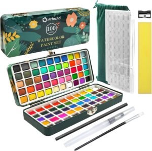 Artecho Watercolor Paint Set 100 Co...