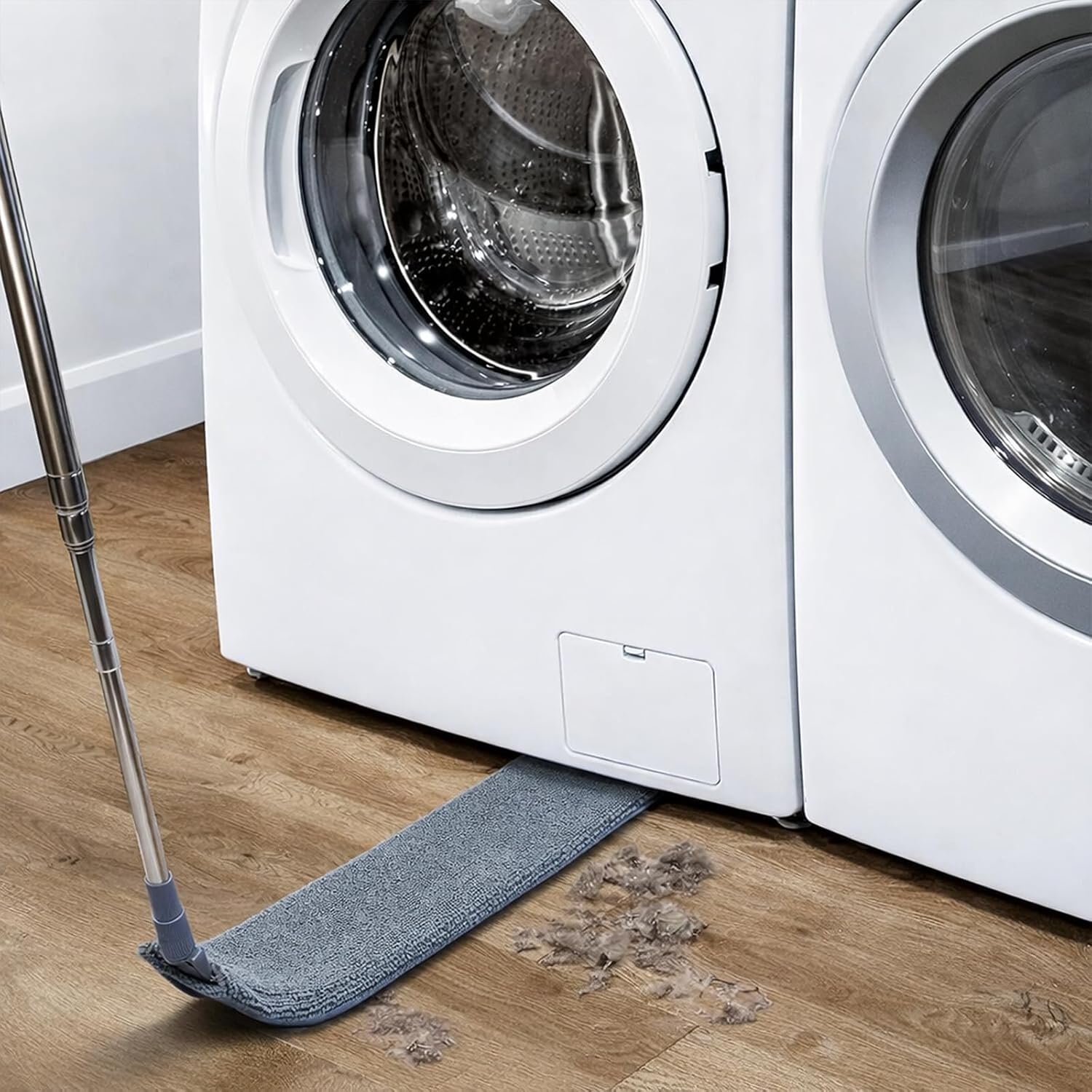 Retractable Gap Dust Cleaner with Extension Pole, Cleaning Tools with 3 Microfiber Dusting Cloths, Extendable Long Handle Duster for Cleaning Under Refrigerator Sofa Furniture Appliance - Image 4