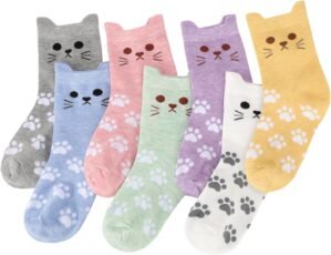 AGRIMONY Women’s Cat Socks Cu...