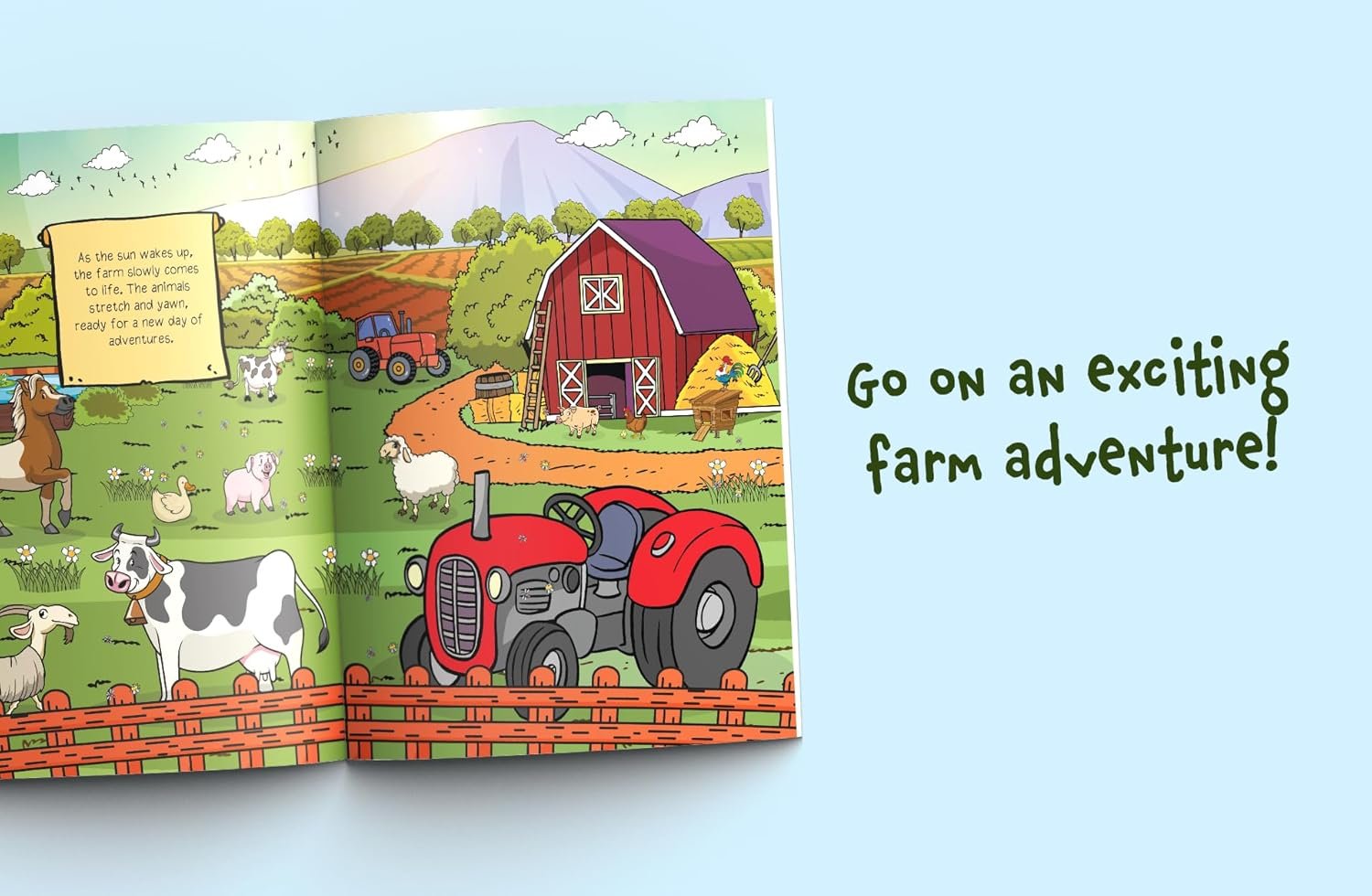 I Spy Farm: Find Animals, Tractors & More on an Exciting Farm Day Adventure! A Cute Search and Find Book for Toddlers (I Spy Books for Toddlers) - Image 2