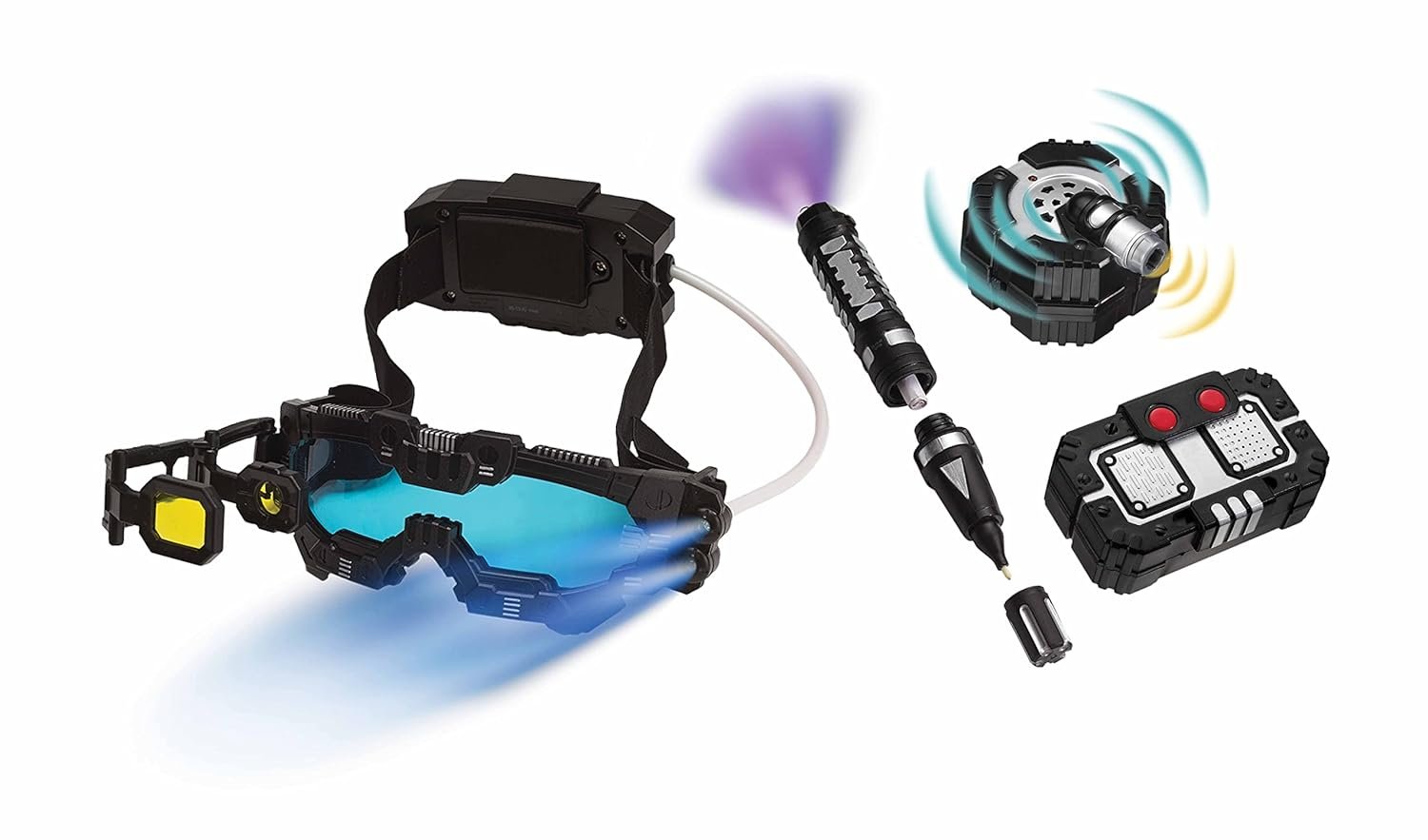 SpyX / Night Ranger Set - Includes Night Mission Goggles / Motion Alarm / Voice Disguiser / Invisible Ink Pen. - Image 2
