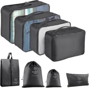 8 Set Packing Cubes for Suitcases, ...