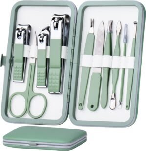HANTEKAS Manicure Set 10 in 1 Stain...