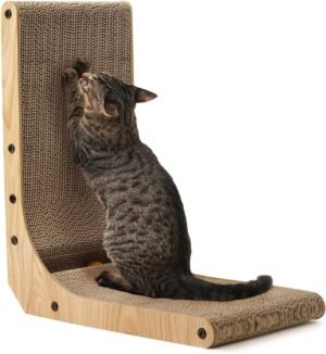 FUKUMARU Cat Scratcher, 48 CM L Sha...