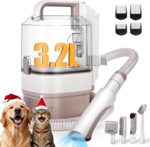 Dog Grooming Kit, 3.2L Large Capaci...