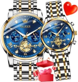 OLEVS Couple Watch His and Her Set ...