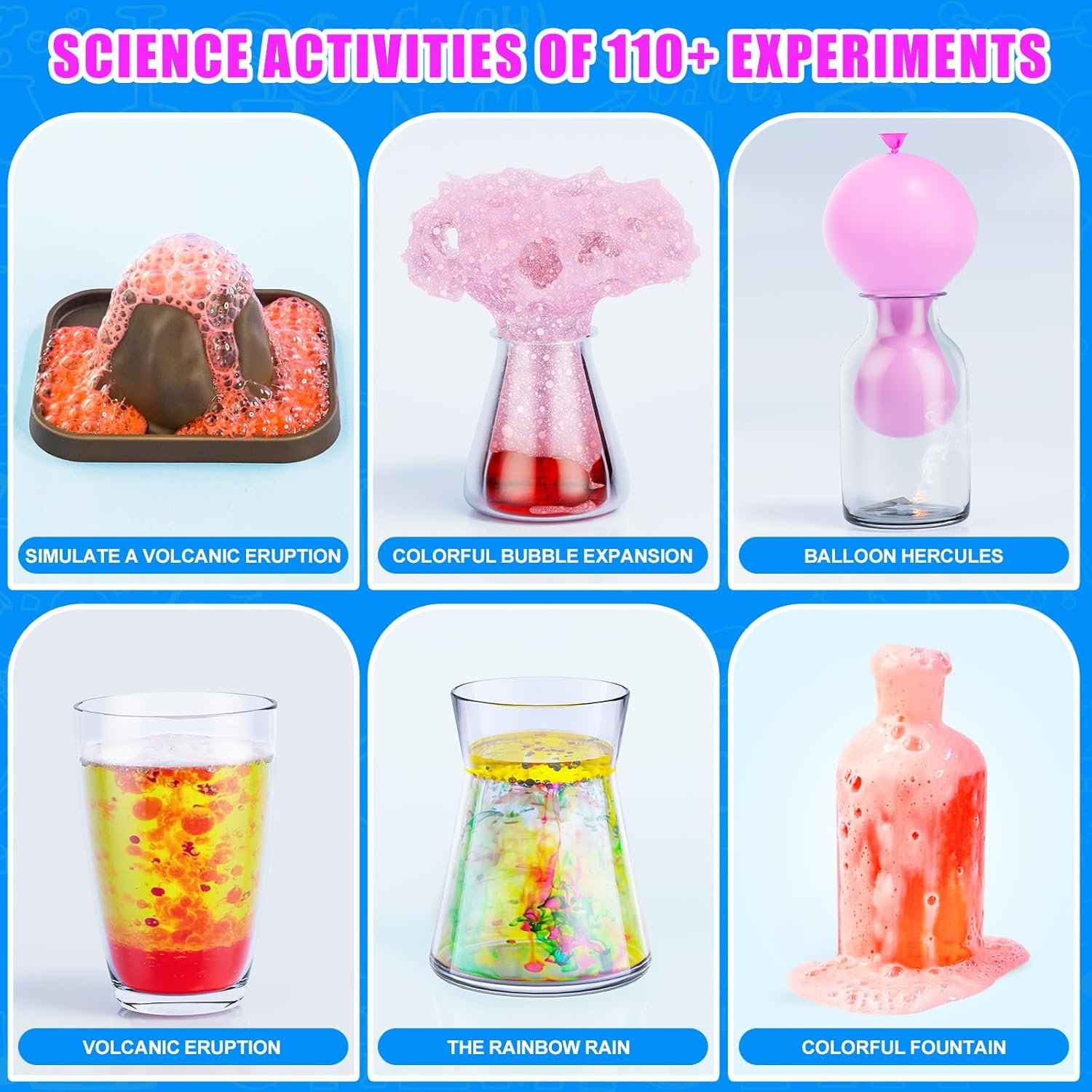 110 Lab Experiments Science Kits for Kids - STEM Projects Educational Scientific Toys for Kids 6 7 8 9 10 12 Years Old, Christmas Birthday Gifts for Boys and Girls, Learning & Education - Image 5