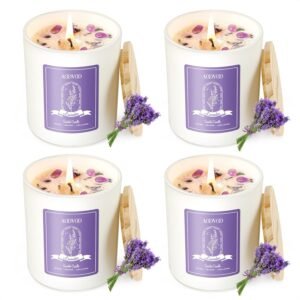 AOOVOO Lavender Candles Set for Wom...