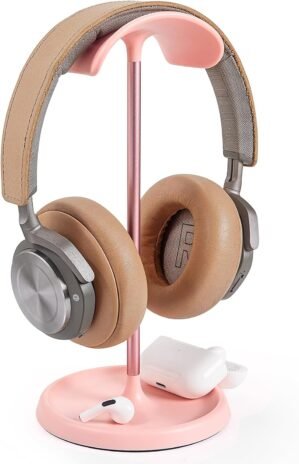 Headphone Stand, Curved Headset Sta...